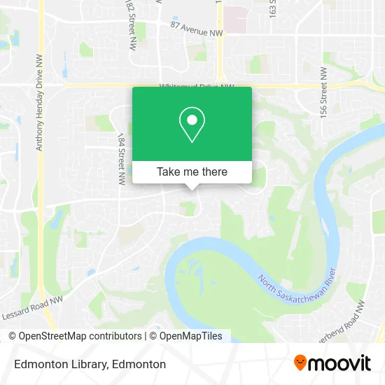 Edmonton Library map