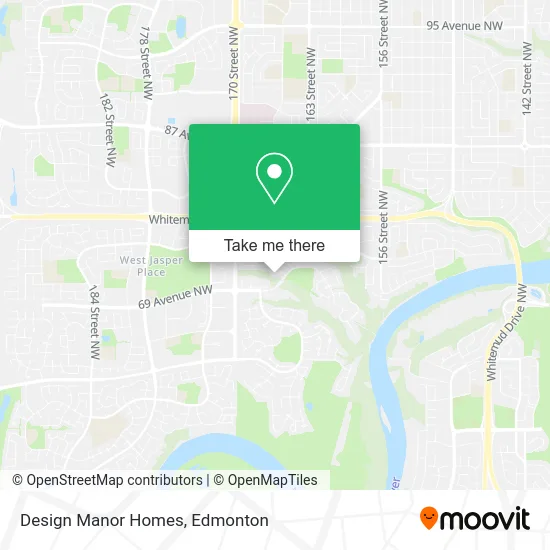 Design Manor Homes map
