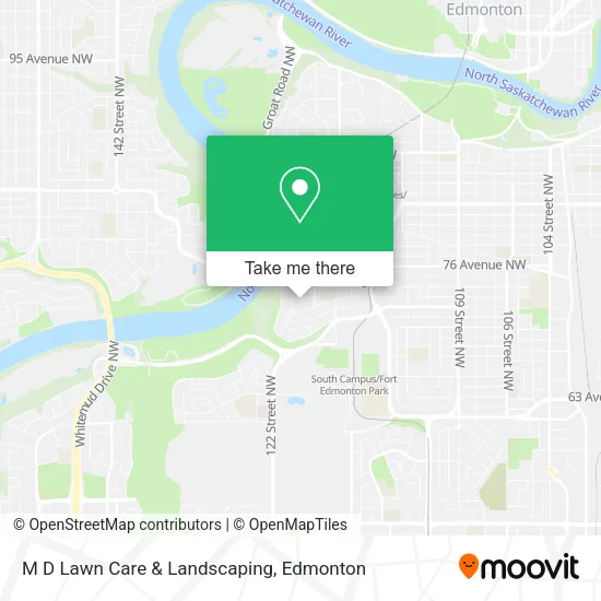 M D Lawn Care & Landscaping map