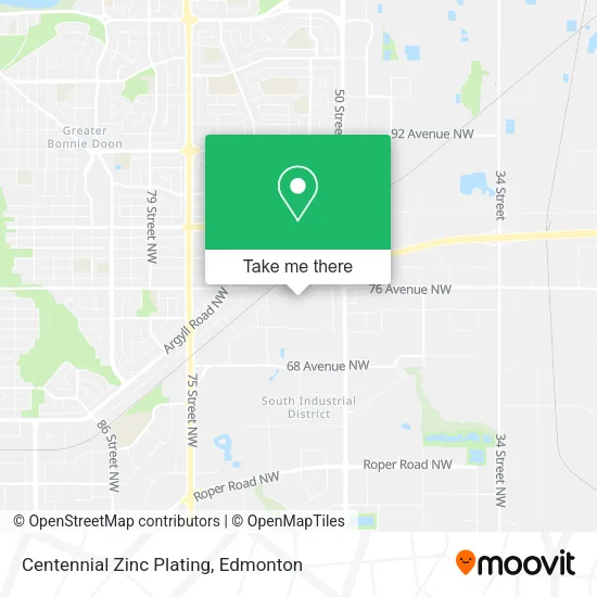 Centennial Zinc Plating plan