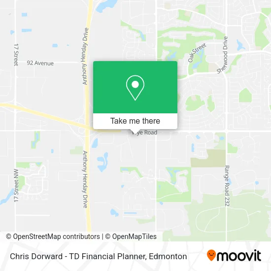 Chris Dorward - TD Financial Planner map