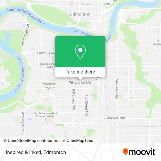 Inspired & Inked map