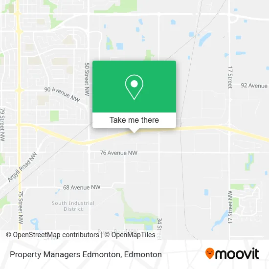 Property Managers Edmonton map