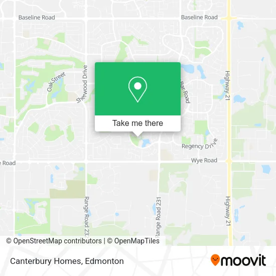 Canterbury Homes map