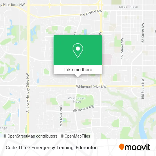 Code Three Emergency Training map