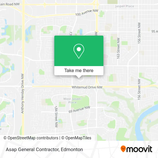Asap General Contractor map