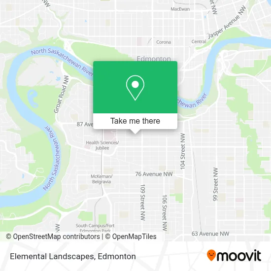 Elemental Landscapes map