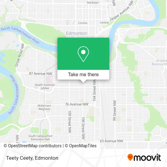 Teety Ceety map