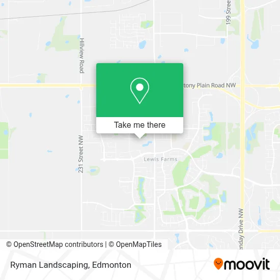 Ryman Landscaping map