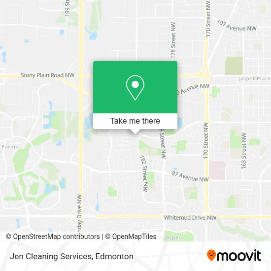 Jen Cleaning Services map