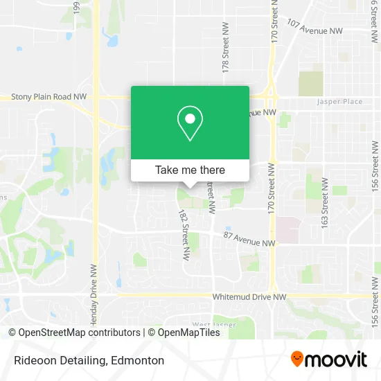 Rideoon Detailing map