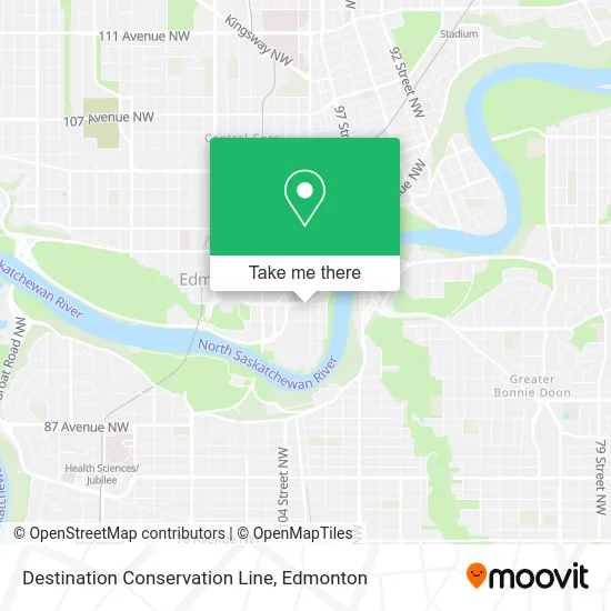 Destination Conservation Line map