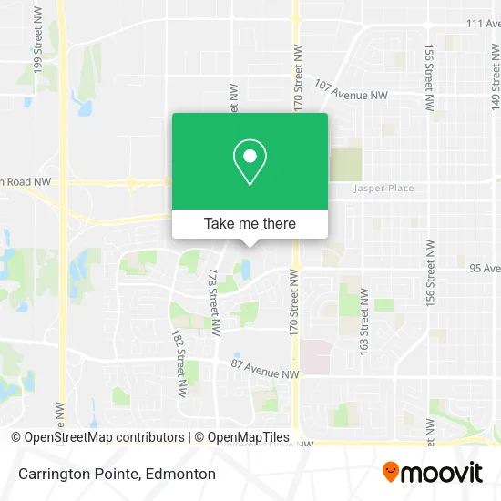 Carrington Pointe map