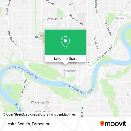 Health Search map