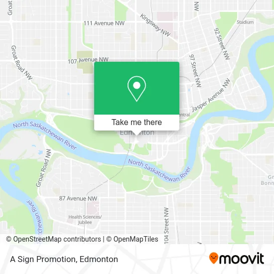 A Sign Promotion map