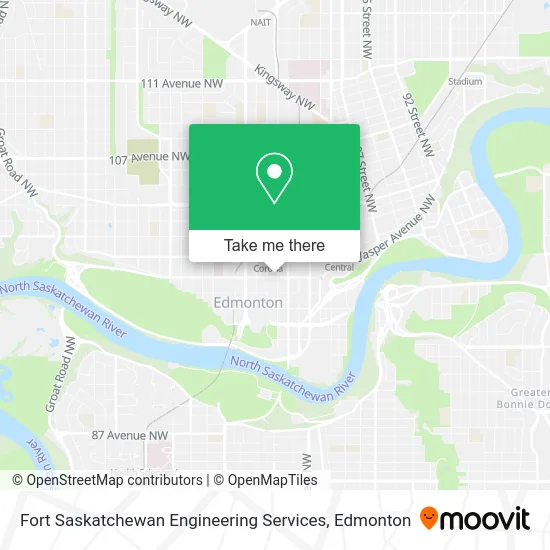 Fort Saskatchewan Engineering Services map