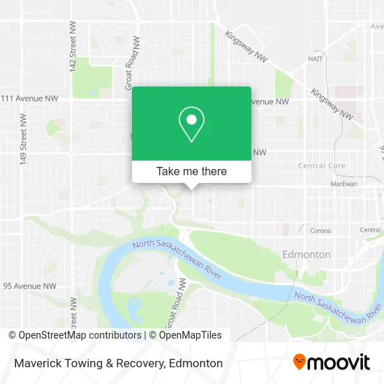 Maverick Towing & Recovery map