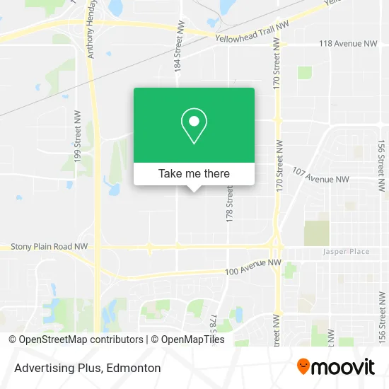 Advertising Plus map