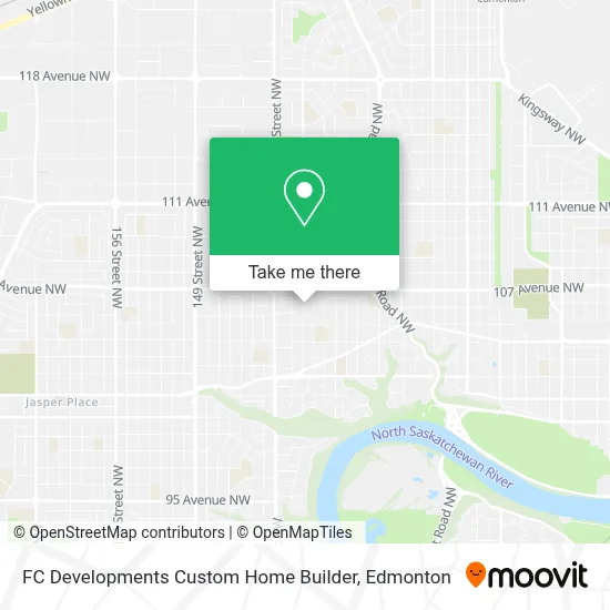 FC Developments Custom Home Builder map
