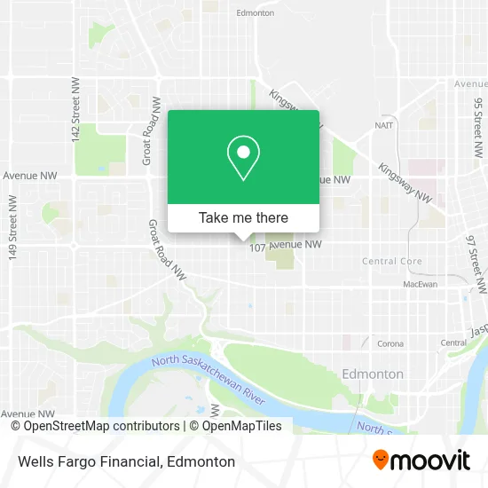 Wells Fargo Financial map