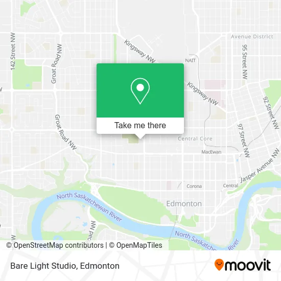 Bare Light Studio map