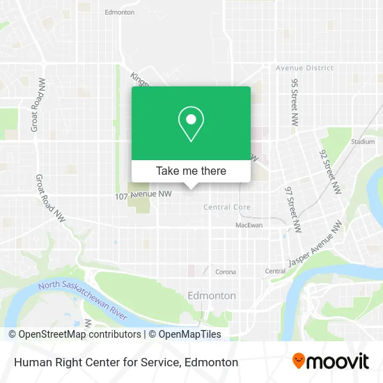 Human Right Center for Service map