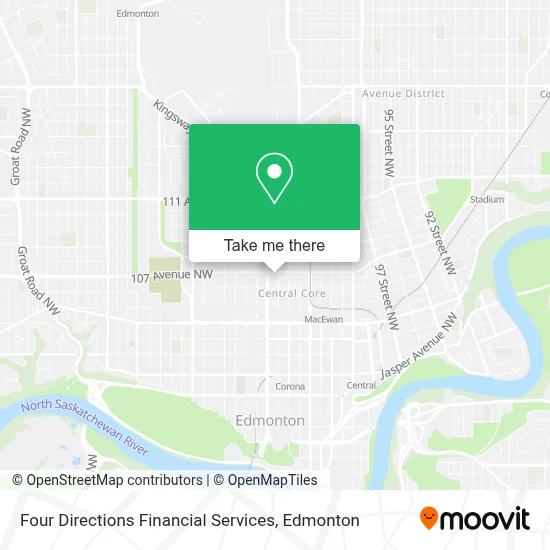 Four Directions Financial Services map