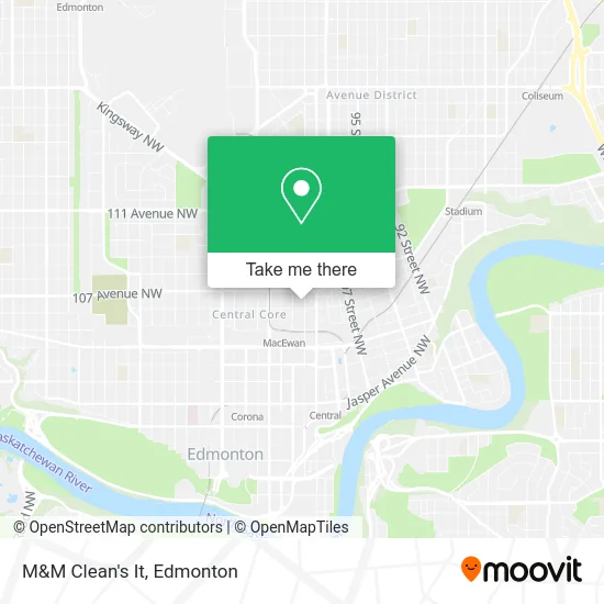 M&M Clean's It map