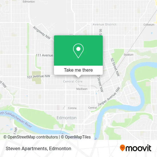 Steven Apartments map