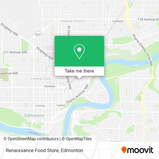 Renaissance Food Store map