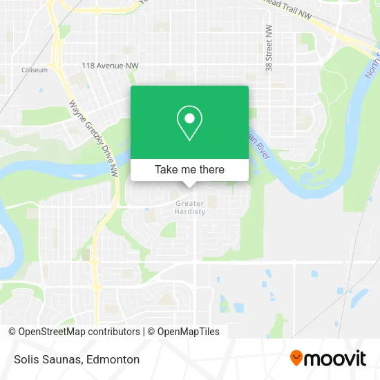 Solis Saunas map