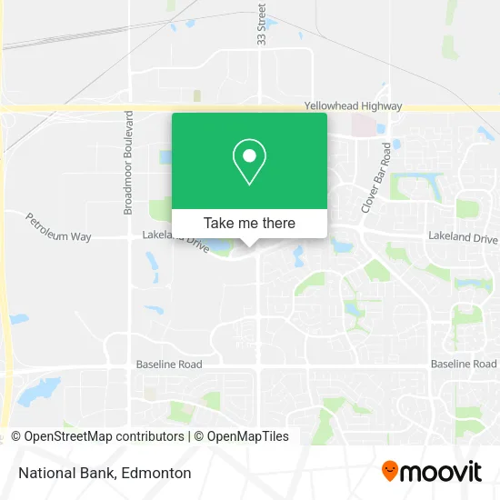 National Bank map