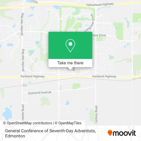 General Conference of Seventh-Day Adventists map