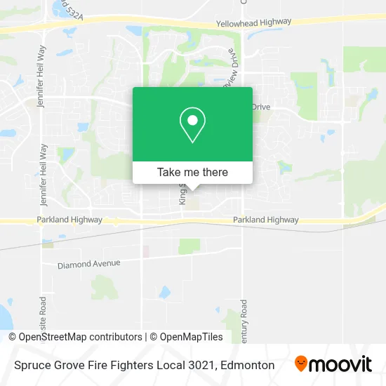 Spruce Grove Fire Fighters Local 3021 map