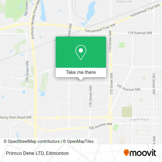 Primco Dene LTD map