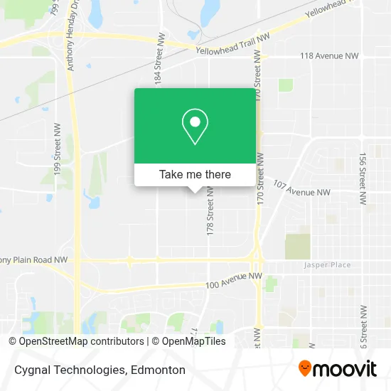 Cygnal Technologies map