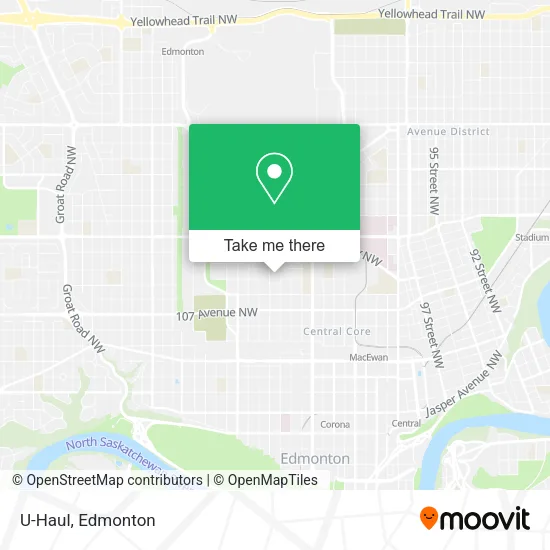 U-Haul map