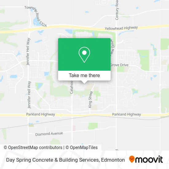 Day Spring Concrete & Building Services map