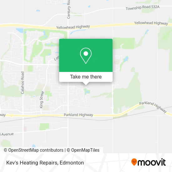Kev's Heating Repairs map