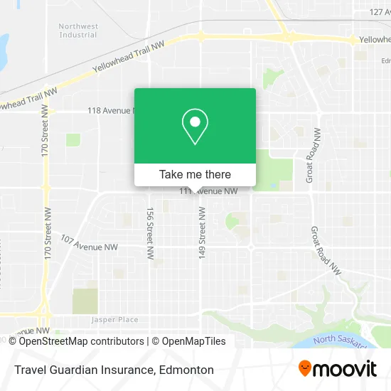 Travel Guardian Insurance map