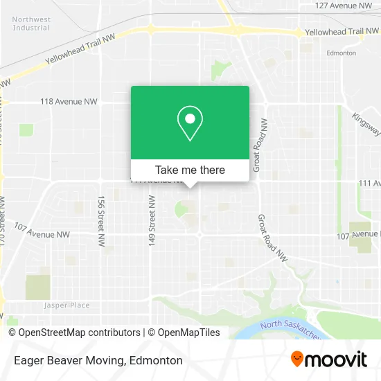 Eager Beaver Moving map