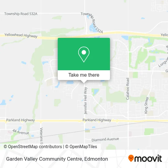 Garden Valley Community Centre map
