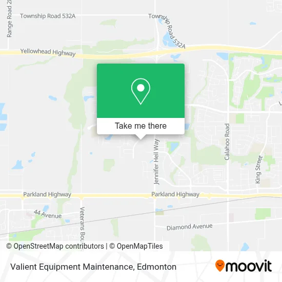 Valient Equipment Maintenance map