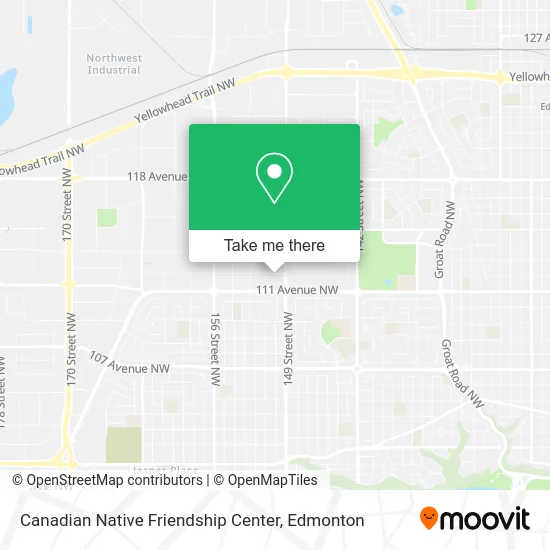 Canadian Native Friendship Center map