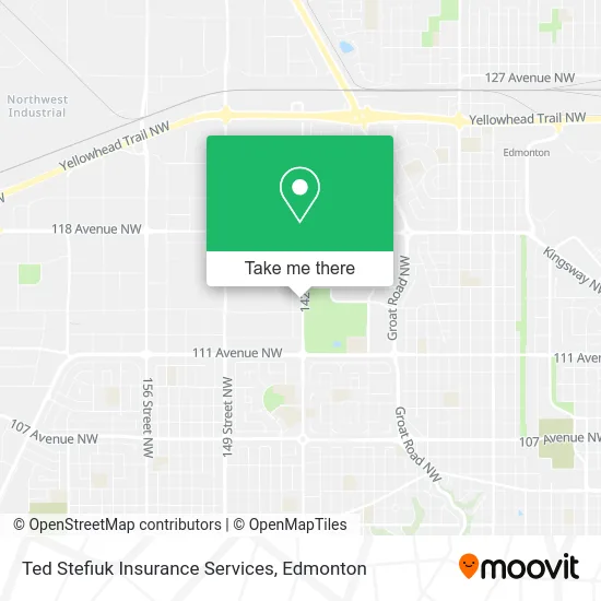 Ted Stefiuk Insurance Services map