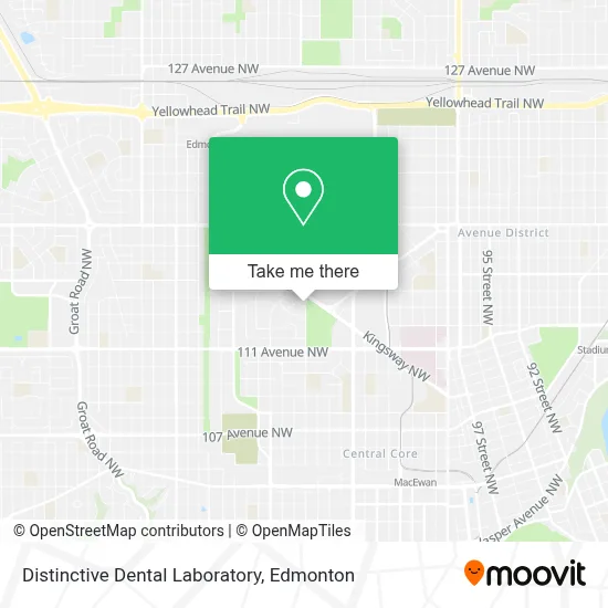 Distinctive Dental Laboratory map