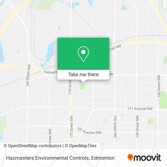 Hazmasters Environmental Controls map