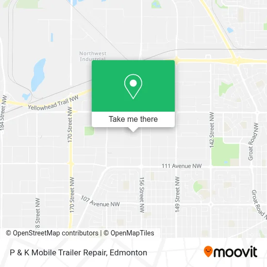 P & K Mobile Trailer Repair map