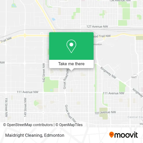 Maidright Cleaning map