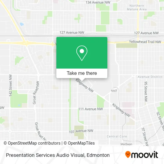 Presentation Services Audio Visual map